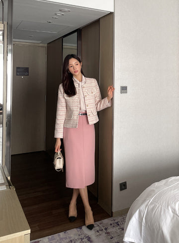 Alia Tweed Short Jacket